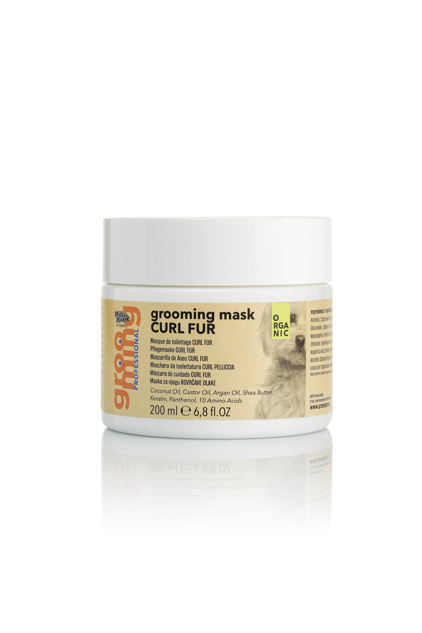 Organic Grooming Mask Curl Fur 200ml
