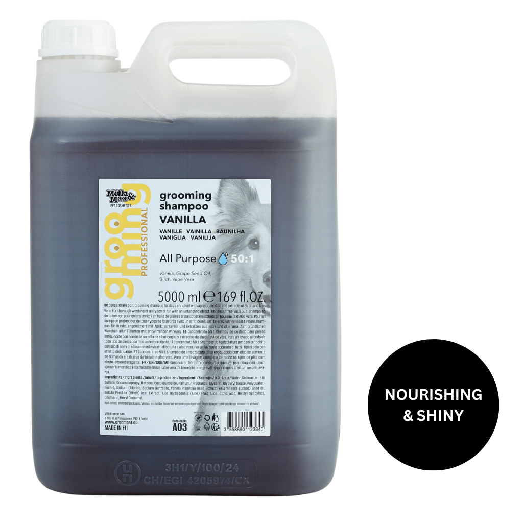 Dog Grooming Shampoo 5L Vanilla 50:1