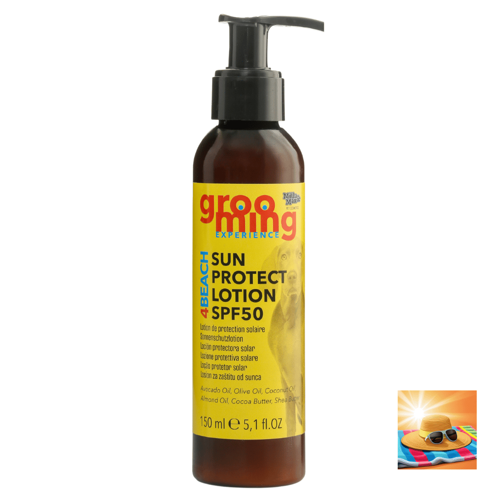 A 150 ml spray bottle of SUMMER-SUN PROTECTIVE BODY LOTION- SPF 50-- ALLERGEN-FREE
